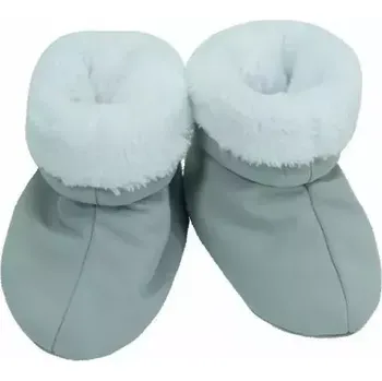 ESITO Capáčky softshell s chlupem šedá/bílá