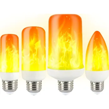 Žárovka Žárovka E14 Chizao Flame efekt LED simulace plamene SMD 2835