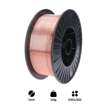 Svářečka Drát svářecí 1mm-MIG/MAG(CO2), G3Si1/SG2, 15kg