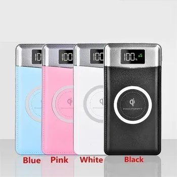 Powerbanka Bezdrátová cestovní Powerbanka 30000mAh LCD LED
