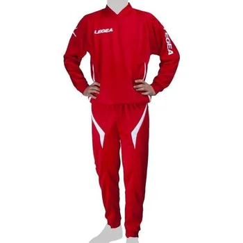 Pánská móda Legea Siria M tepláky T26-6408 červená/bílá XL