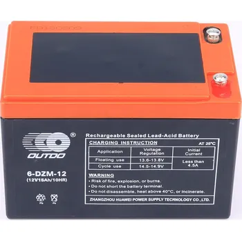Záložní baterie 6-DZM-12 12V 12AH 15Ah Motocykl Baterie Náhradní Pro Ebike Scooter Go Kart Buggy