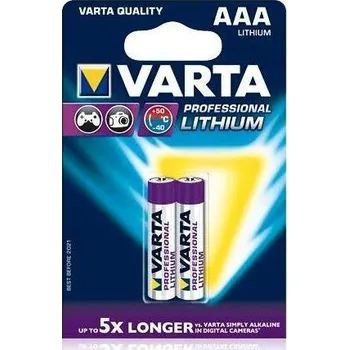 Článková baterie Baterie Varta 6103, AAA, Lithium, (Blistr 2ks)