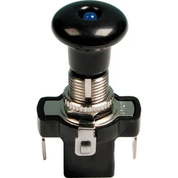 vypínač LAMPA Spínač 12/24V 10A PUSH-PULL modrý LAMPA Tahový spínač s modrou Led diodou 12/24V 10A PUSH-PULL