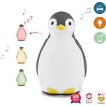 ZAZU Tučňák PAM šedý - sleeptrainer s bezdrátovým reproduktorem (ZA-PAM-01)