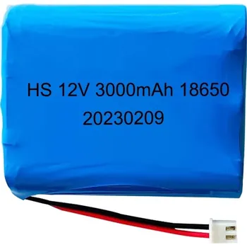 Článková baterie Akku pack 12V 3000mAh 18650 li-ion CCTV Camera 12.6V
