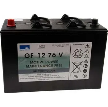 Trakční baterie Trakční bloková baterie Sonnenschein GF 12 076 V GF12076V 12V 76Ah(86Ah)