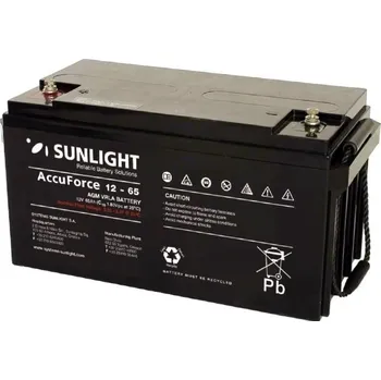 Záložní zdroj Záložní baterie akumulátor VRLA AGM Sunlight AccuForce 12V 65Ah