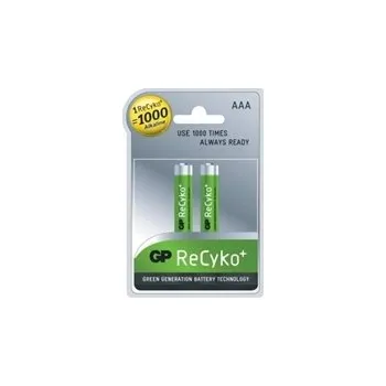 Článková baterie Baterie GP NiMH ReCyko+ , AAA, 1.2V, 850mAh, mikrotužka, 2 pack