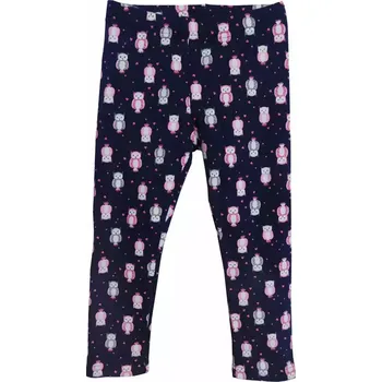 Topo dívčí zateplené legíny potisk sovičky velikost 92