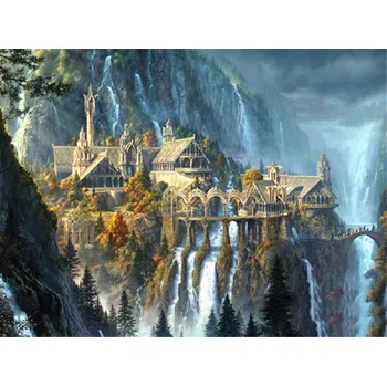 Mozaiková sada DIAMANTOVÁ MOZAIKA FANTASY KRAJINA 23 - SLEVA -50%