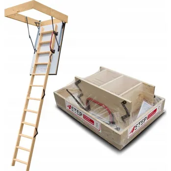 Schodiště Dřevěné půdní schody NORDIC 87 mm 90x60