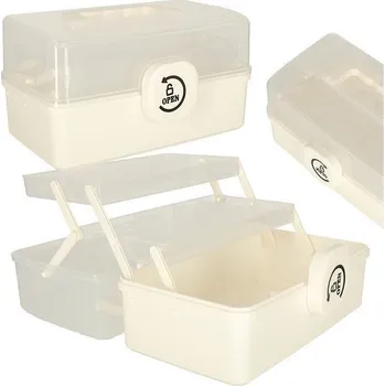 Úložný box Uzamykatelný organizér na léky a jiné, 34x19x22,5cm