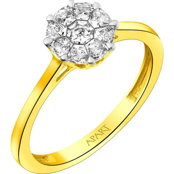 Prsten Zlatý prsten s diamanty - 0,34 ct - ryzost 585 - 224.104