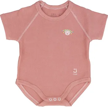 Kojenecký body J BIMBI Warm Rostoucí body 0-36m 1 ks old rose