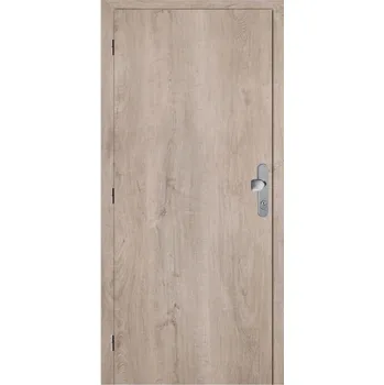 Interiérové dveře Solodoor Protipožární dveře 90 L, 920 × 1970 mm, fólie, levé, dub Western, plné 22000006530