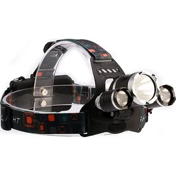 Čelovka 8000Lm CREE XML T6+2R5 LED Headlight Headlamp LED Head Lamp Headlight LED 4-mode torch +2x18650 battery+ charger fishing Lights