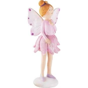 Motýlí víla 17cm růžová, plast (novodur)