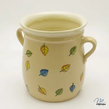 Keramický vařečkovník barevné lístečky