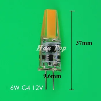 Žárovka Chandelier G4 COB AC/DC 12V LED Bulbs 6W G4 lamp pro Crystal Light zarovka Warm White High Bright