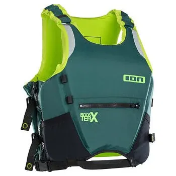 Plovací vesta vesta ION Booster X SZ kids seaweed velikost neoprenů a trapézů 140/10/M