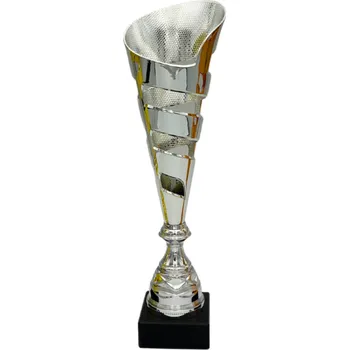 Sportovní pohár Standart NJS0265B Výška poháru: 36 cm, Barva: Stříbrná