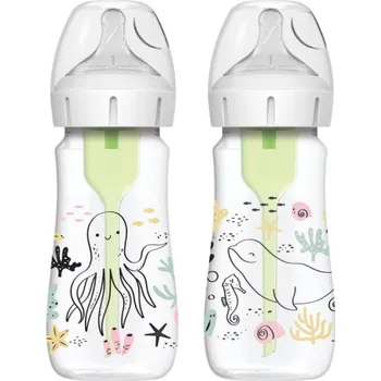 Dr.Browns Kojenecká láhev Anti-Colic Options+ Oceán 270 ml 2 ks