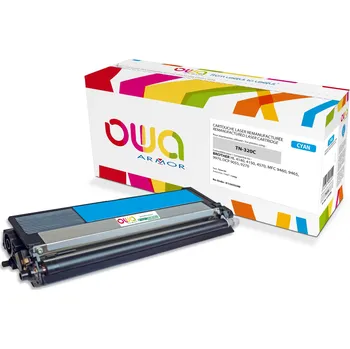 OWA Armor toner kompatibilní s Brother TN-320C, 1500st, modrá/cyan K15455OW