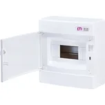 Rozvaděč na omítku ETI ECT8PO, 8 mod. 1 řada, IP40, plná dvířka plast