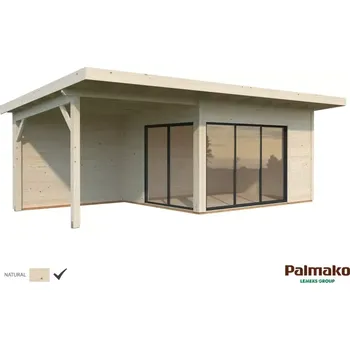 Zahradní domek Zahradní domek Palmako ANDREA 11,2+7,9 m2 SLIDE PLUS (Rozměr: 693x300 cm, tl.44 mm)