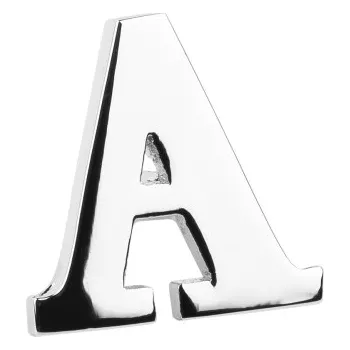 Brož Bubibubi Brož do klopy stříbrné písmeno A