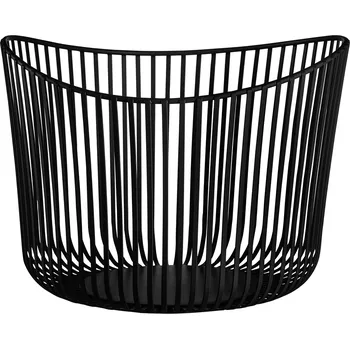 Úložný box BLOMUS Úložný košík nerezový černý