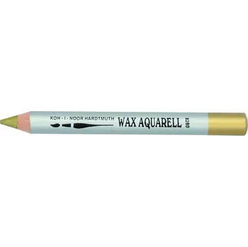 Umělecký akvarelový voskový pastel Koh-I-Noor WAX AQUARELL 8280/40 - Zlatý