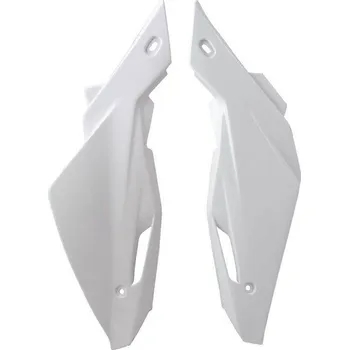 RACETECH boční tabulky zadní HUSQVARNA TC/TE 08-12, barva bílá (FIHSQBN0008)