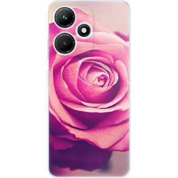Pouzdro na mobilní telefon Odolné silikonové pouzdro iSaprio - Pink Rose - Infinix Hot 30i