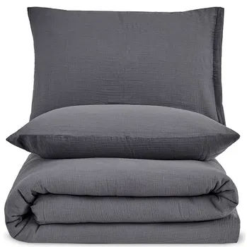 Povlečení 4Home Steel šedé 140 x 220, 70 x 90 cm zipový uzávěr