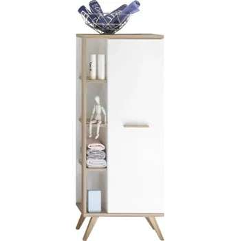 Koupelnový nábytek Midi skříňka do koupelny Pelipal Quickset 923 lesknoucí bílá 50,5 x 128 x 33 cm 923.015055