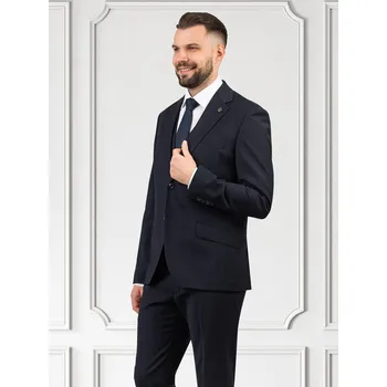 FERATT Pánské oblekové sako ARONA tmavě modré Velikost: 182/54