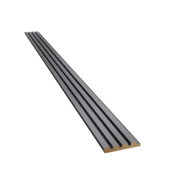 Obklad Lamele 3D Lamely MINI - GRAFIT (ANTRACIT), 123 x 16 x 2750 mm