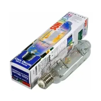 Žárovka SunMaster COOL 600W MH, výbojka (Výbojka s modrobílým světlem Sunmaster Cool 600W MH je určena pro fázi růstu. Životnost 10.000 hodin, výkon 50.000 lumenů.)