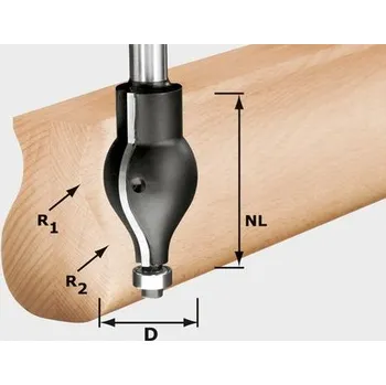 Fréza FESTOOL Profilové fréza HW R20.5/16/D32/57 S12