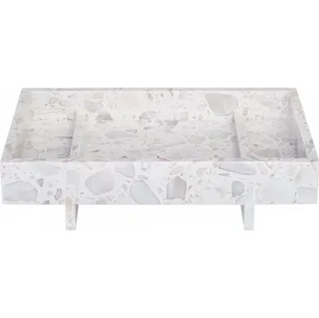 BLOMUS podnos mramorový ABENTO světlá šedá