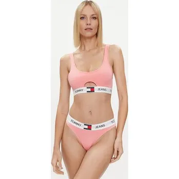 Podprsenka Tommy Jeans Podprsenkový top UW0UW05345 Růžová L