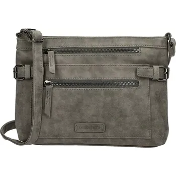 Crossbody kabelka Enrico Benetti Nouméa 66657 – šedá kabelka z imitace kůže s praktickými kapsami na přední straně | Cooltovka.cz
