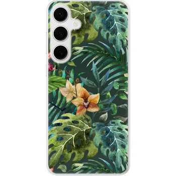 Pouzdro na mobilní telefon Odolné silikonové pouzdro iSaprio - Tropical Green 02 - Samsung Galaxy S24+