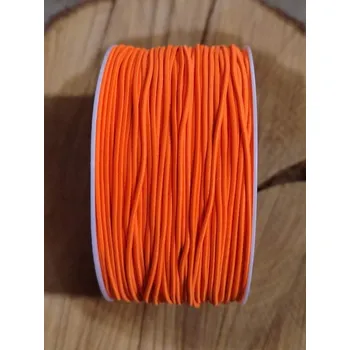 Textilie Pruženka klobouková šíře 1,2 mm barva oranžová neon