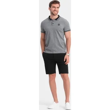 Pánské kraťasy Pánské šortky SLIM FIT černé