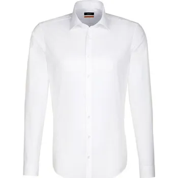 Pánská košile Seidensticker Pánská popelínová košile SN675198 White 39