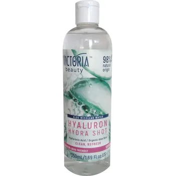 Micelární voda Victoria beauty Vegan Hydra shot Micelární voda s kyselinou hyaluronovou 350 ml