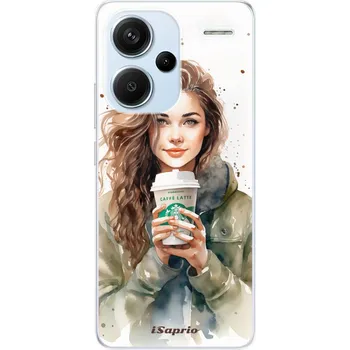 Pouzdro na mobilní telefon Odolné silikonové pouzdro iSaprio - Girl with latte - Xiaomi Redmi Note 13 Pro+ 5G